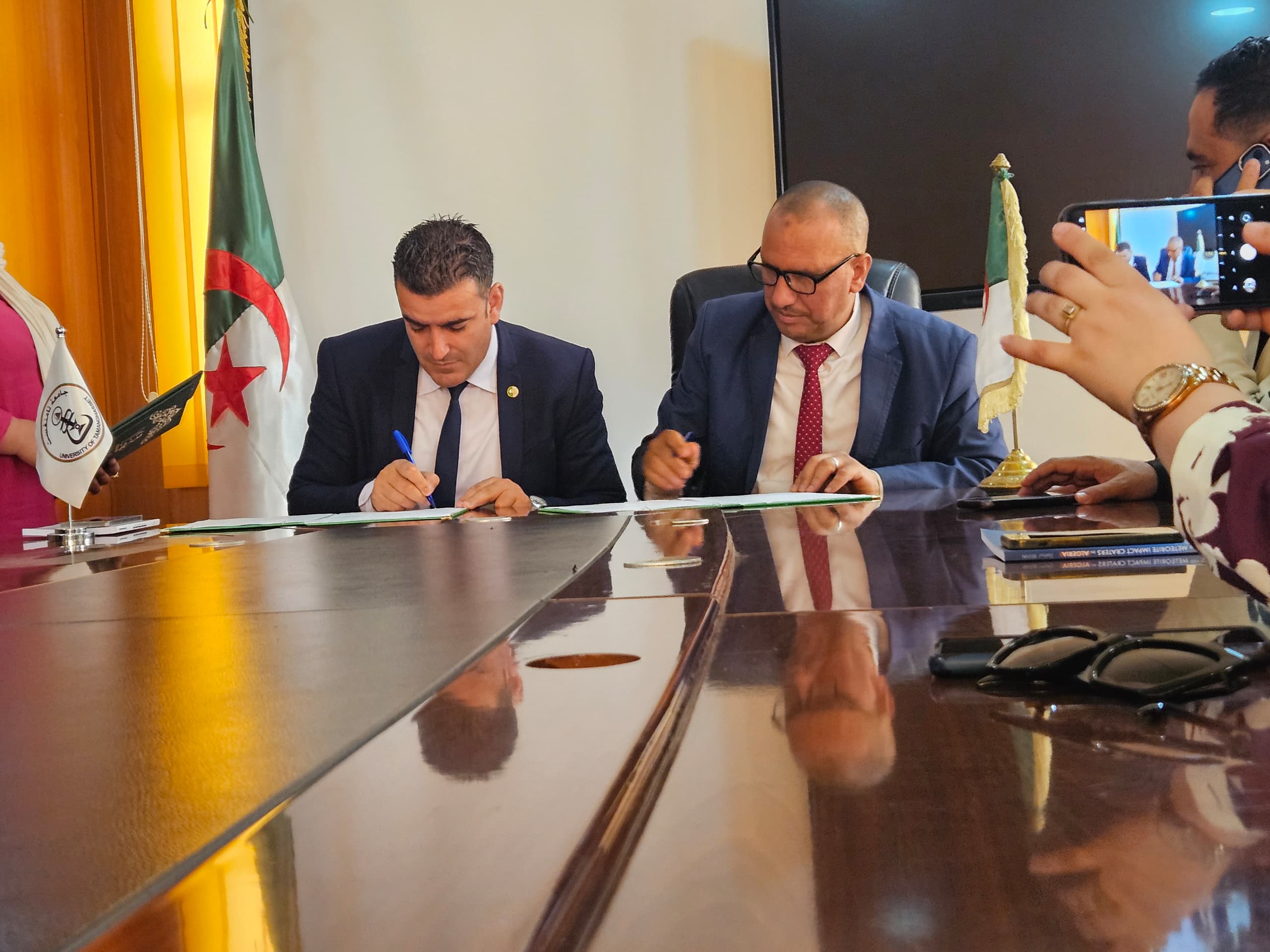 جامعة تامنغست  تستقبل المدير العام لـلديوان الوطني للمطبوعات الجامعية